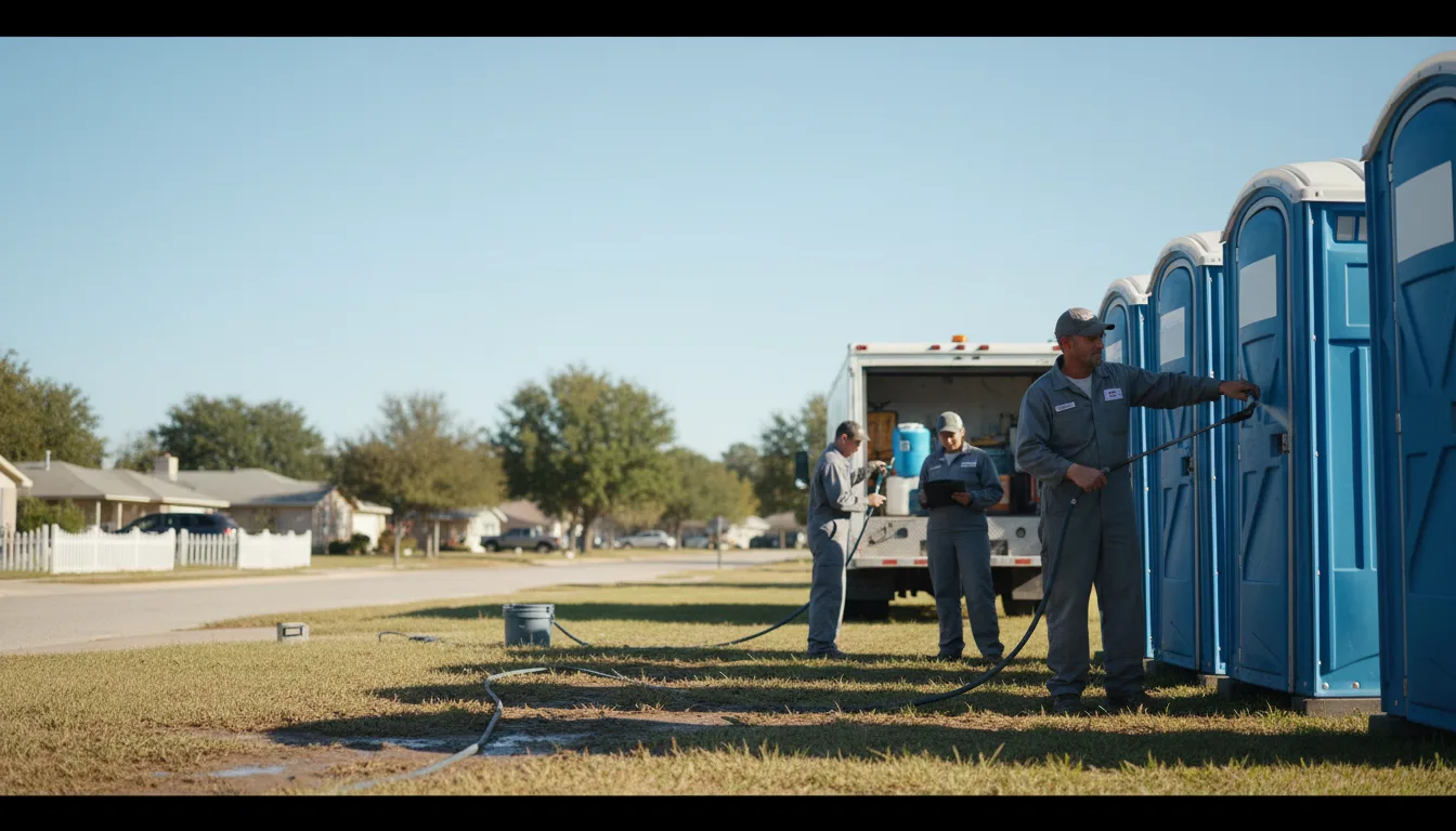 Long-Term Portable Toilet Rental in Woodland, AL near me